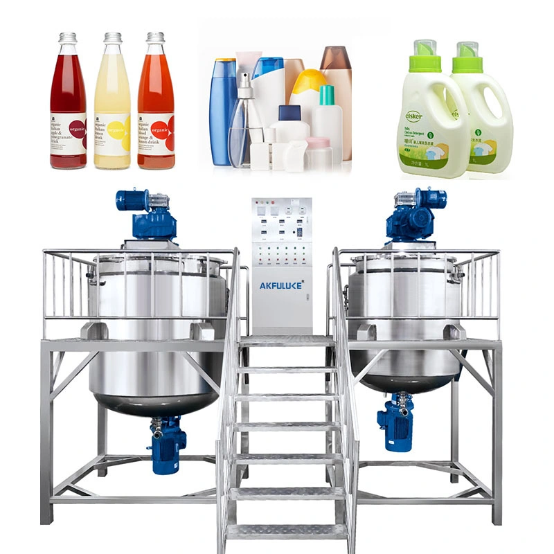 Vacuum Homogenizing Emulsifying Mixer Liquid Soap Paste Shaving Cream Making Emulsifier Machine for Cosmetic