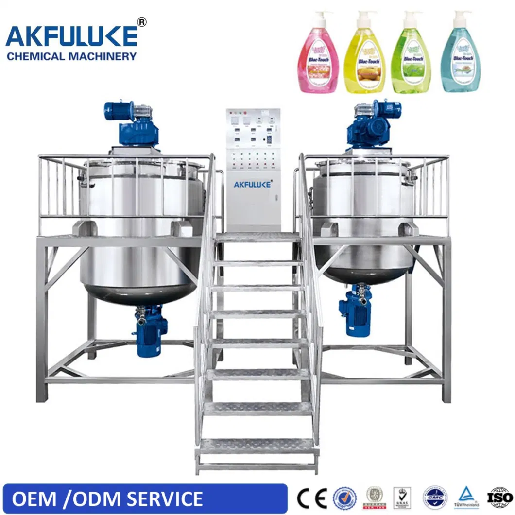 Vacuum Homogenizing Emulsifying Mixer Liquid Soap Paste Shaving Cream Making Emulsifier Machine for Cosmetic