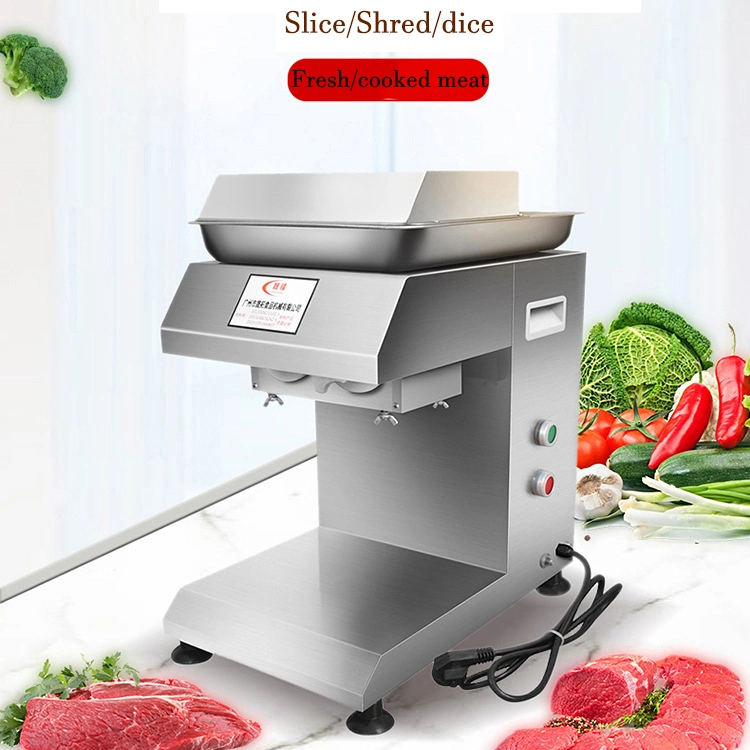 Meat Slicer Dicer Shredder Fresh Meat Slicing Shredding Machine Small Meat Cutting Machine