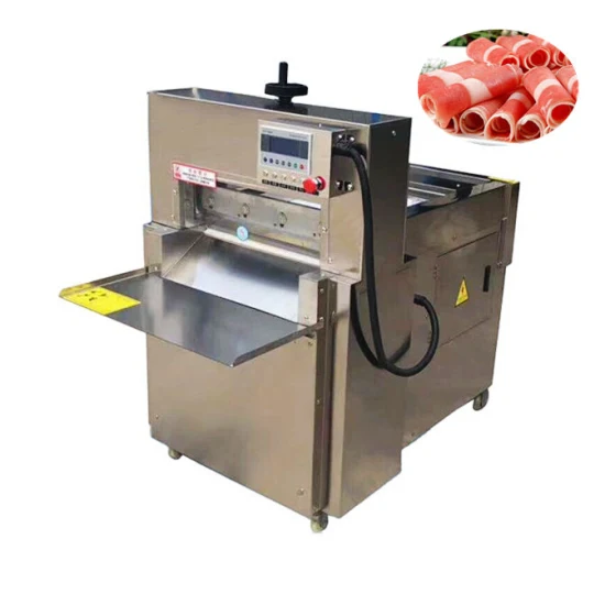 Commercial Frozen Meat Beef Pork Mutton Roll Slicer Slicing Cutting Cutter Machine