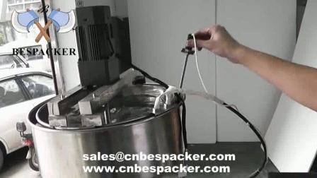 High accuracy Paste cream honey filling machine with mixer