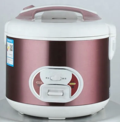 Ume Kitchenware Deluxe OEM Classical Electric Rice Cooker 1.8 L Silver and Black with Steaming Feature CE/CB/CCC