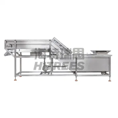 Full Automatic Seafood Shrimp Fish Prawn Meat Meatball Ice Frost Coating Glazing Machine