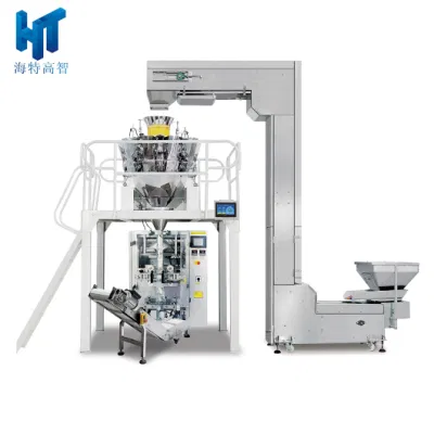 Pillow Gusset Bag Frozen Fish Balls Vertical Packing Machine with Multi Head Combination Weigher